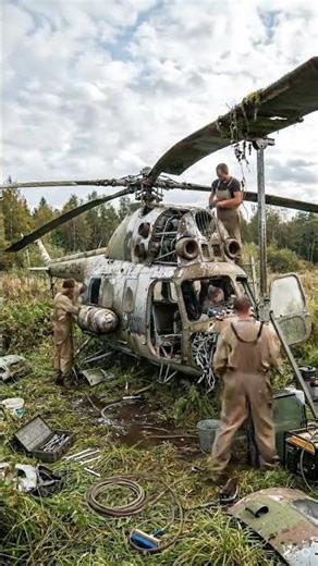 Abandoned Helicopter Restoration Timelapse | Full Mechanical Rebuild from Rust to Flight