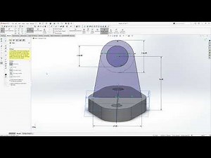 Solidworks Shaft Support Tutorial