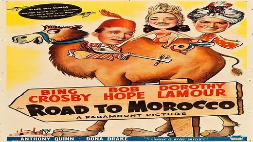 ASA 🎥📽🎬 Road To Morocco (1942) Directed by David Butler. With Bing Crosby, Bob Hope, Dorothy Lamour, Anthony Quinn.