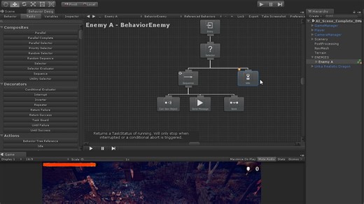 Unity插件资源分享：Behavior Trees 是专为每个人设计的行为树实现