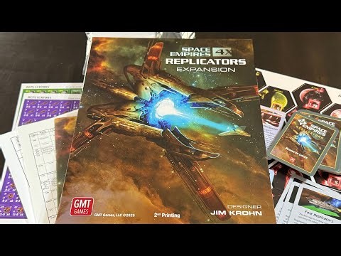 Space Empires: Replicators (GMT) - Unbox & Long Awaited First Look