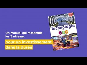 Technologie Collège | Découvrez le nouveau manuel de référence conforme au programme 2024 !