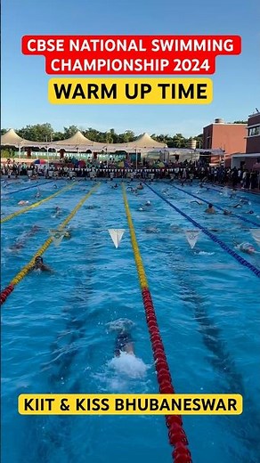 Cbse national Swimming CHAMPIONSHIP 2024 kiis BHUBANESWAR #cbse #shorts