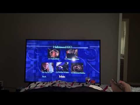 Halloween H20 (1998) and Halloween resurrection (2002) (2020) dvd menu walkthrough