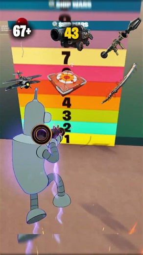 WHICH ITEM REACHES A HIGHER HEIGHT IN FORTNITE on my ShipWars Map №2 #fortnite