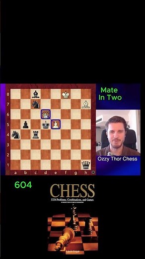 Laszlo Polgar’s Chess Puzzle Book Explained | Master Checkmate in 2 Moves (#604)