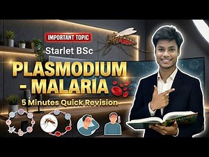Plasmodium- Malaria | Full Life Cycle, Stages, Pathogenesis & Malaria Explained in 8 Minutes