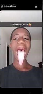 Worlds longest tongue