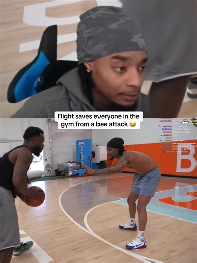 Flight out here saving lives 😂 #flightreacts #basketball #funny | cash react to flight