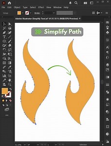 Simplify Path | Adobe illustrator | Tips and Tricks