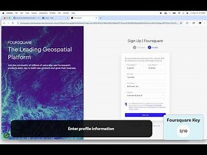 Befriend Developer: Foursquare API Key Setup
