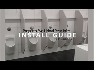 Plumbline Progetto Evo Urinal Rear Inlet Install Video
