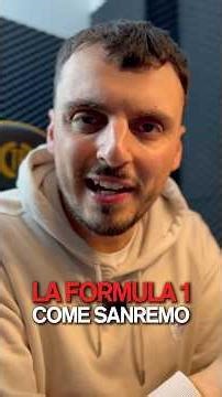 FORMULA 1 LIKE SANREMO 🏎️🎤
