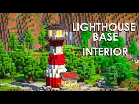 Interior Guide for a Lighthouse Base Minecraft Build Tutorial (Part 2)