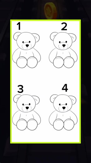 Can you spot the odd teddy bear, focus in pattern not details. #fblifestyle #QuizTime #quiz #QuizChallenge #usareels #viralreels #CanYouSolveThis #TestYourBrain #SpotTheDifference #FindTheNumber | Mrs. Good Luck