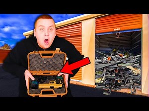 Found SECRET STASH OF WEAPONS In Gun Hoarders Storage Unit!