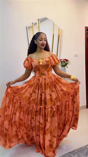 Stunning Selika Chiffon Outfits for Tigray Models