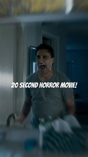 MICRO HORROR SHORT - A Man Is ATTACKED By His EVIL REFLECTION! #movie #horror #scary