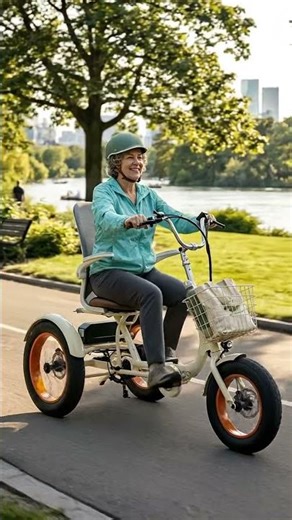 Simple Glide Fat Tire 750W Recumbent E Trike 2026 w/ Footrest & Hitch Connector