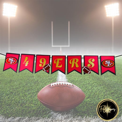 Personalized Football Wall Banner – Team Name, Customize With Your Favorite Team Colors - Etsy