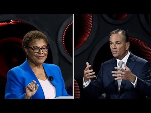 Watch Live: Final LA Mayoral Debate Between Rep. Karen Bass and Rick Caruso
