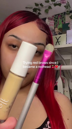 Red Eyebrows Makeup Tutorial | How to Achieve Red Brows Step-by-Step