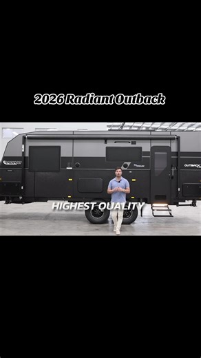 Meet the 2026 Radiant Outback - Australian made, full off-road, and priced around the $100k mark. 👀 Built for serious Aussie adventures, this van is proudly Australian made and packed with lithium power, solar and true full off-road suspension. With 15 layouts available for couples and families, the Radiant Outback delivers standout value without comprise.