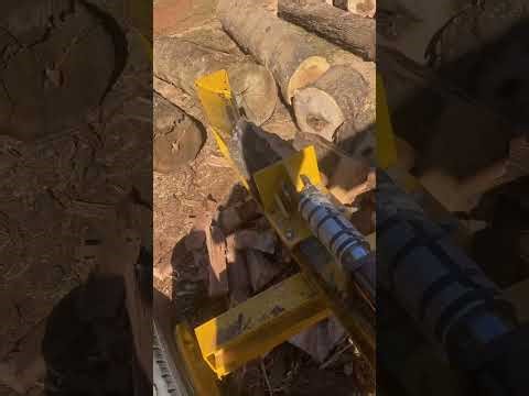 Home built log splitter