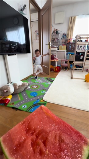 赤ちゃんの距離感バグに笑う｜夏を笑顔で始める動画