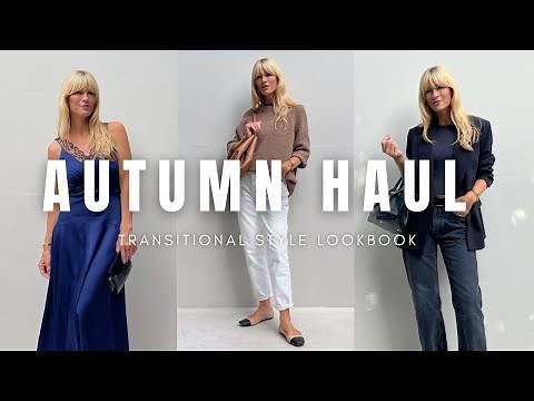 AUTUMN TRY ON HAUL 2023 | Effortlessly chic transitional style | LOOKBOOK