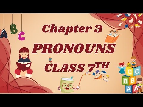 Pronouns || Chapter- 3 || Kiddies World