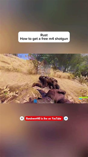 Rust how to get a free m4 shotgun #rust