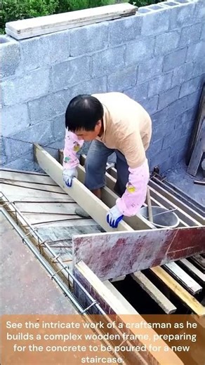 staircase wooden formwork 🪵 | smart assembly process