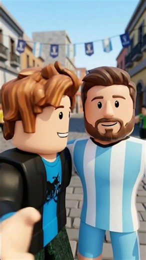 Roblox Bacon Hair Meets Messi & Ronaldo