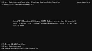 JROTC National Raider Challenge 2023 | Day 2