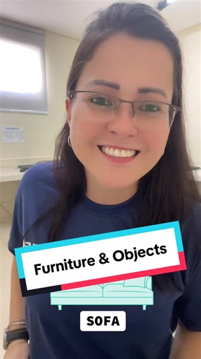 Furniture & Objects #vocabularioingles #ingles #furniture #teacher #dicasdeingles