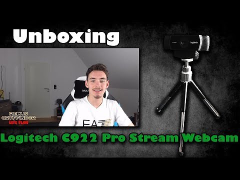 Logitech C922 Pro Stream Webcam Unboxing und Review