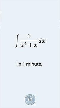 You Can Solve This Integral in 1 Minute #maths #calculus #integration #integral