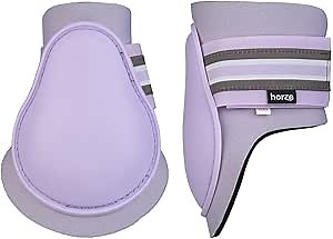 HORZE Adepto Fetlock Boots - Languid Lavender Purple - Horse