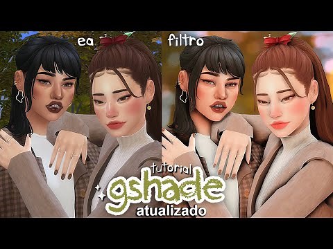 tutorial *ATUALIZADO* de como baixar o GSHADE de forma simples e rápida l the sims 4