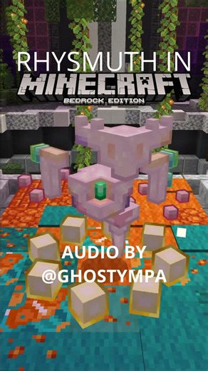 I Made RHYSMUTH in MINECRAFT! #minecraft #crystalislet #mysingingmonsters #rhysmuth