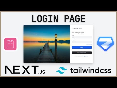 Next.js Login Page Tutorial | Tailwind, React Hook Form & Zod | Part I