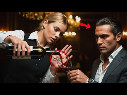 Waitress Showed the MAFIA BOSS a Message on Her Palm_ “Fake Waiter—You’re the Target Tonight, Run”
