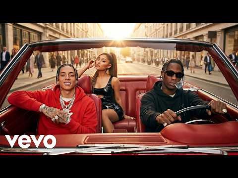 Travis Scott, Central Cee – Slide, Slide (ft. Ariana Grande, Jennie) | Official Lyrics Video
