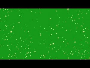Yellow dust particles effect | Green Screen Library