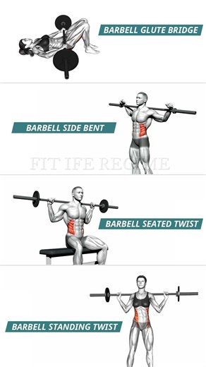 Barbell Abs Workout for Strong Core & Six Pack