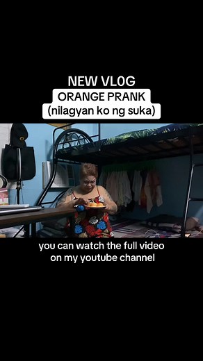ORANGE PRANK KAY MAME AND PAPU