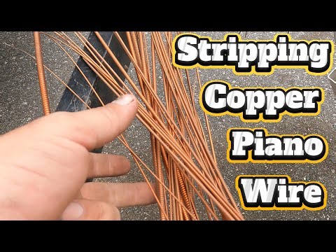 Scrapping Copper Piano Wire The Right Way!