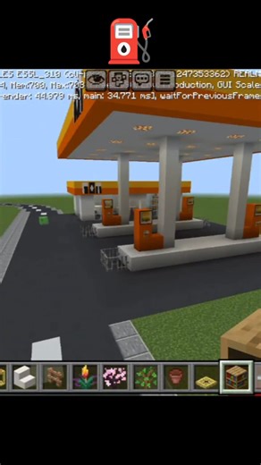 Minecraft gas station #minecraft #gasstation