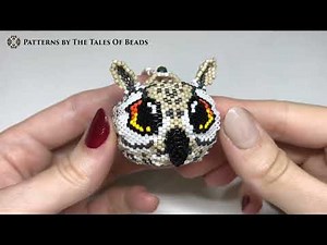 🦉 Beaded Owl Pattern - Cute 3D Beaded Animals Patterns 🦉